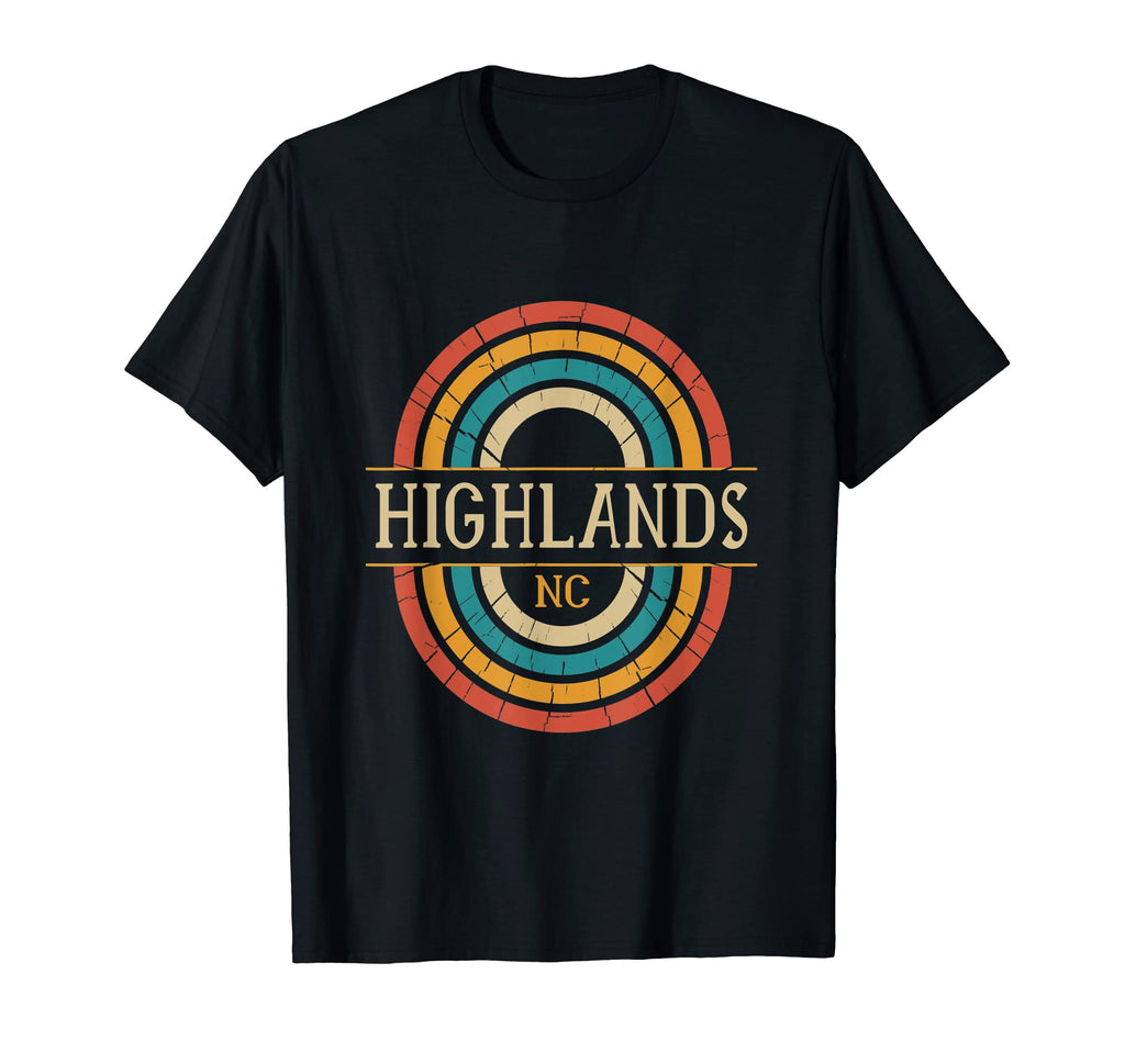 Highlands North Carolina Nc Distressed T-Shirt - Streetwear Style Unisex - T-Shirt, Sweatshirt, Hoodie