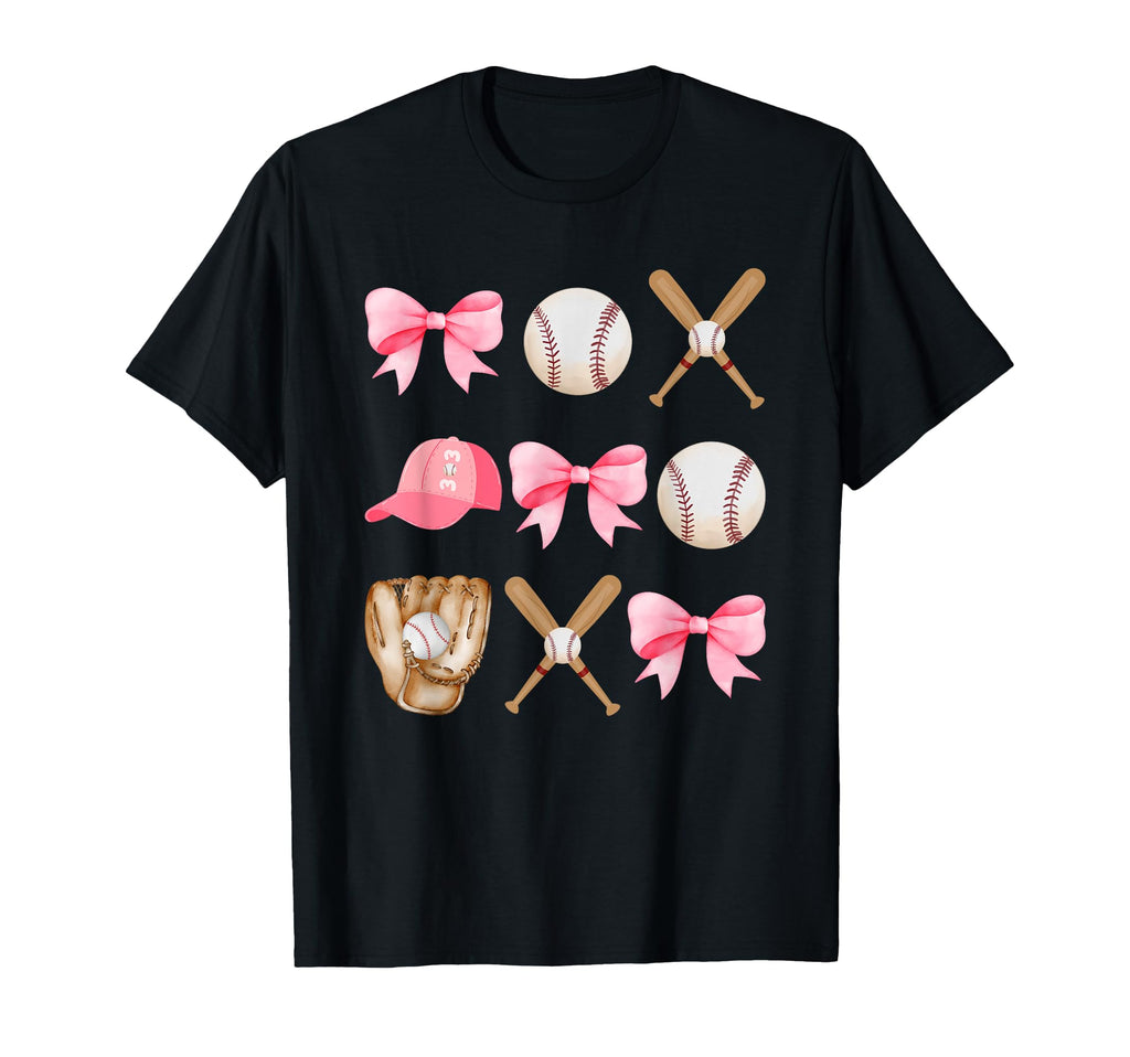 Baseball Mom Coquette Mothers Day T-Shirt - Fun Novelty Design Unisex - T-Shirt, Sweatshirt, Hoodie