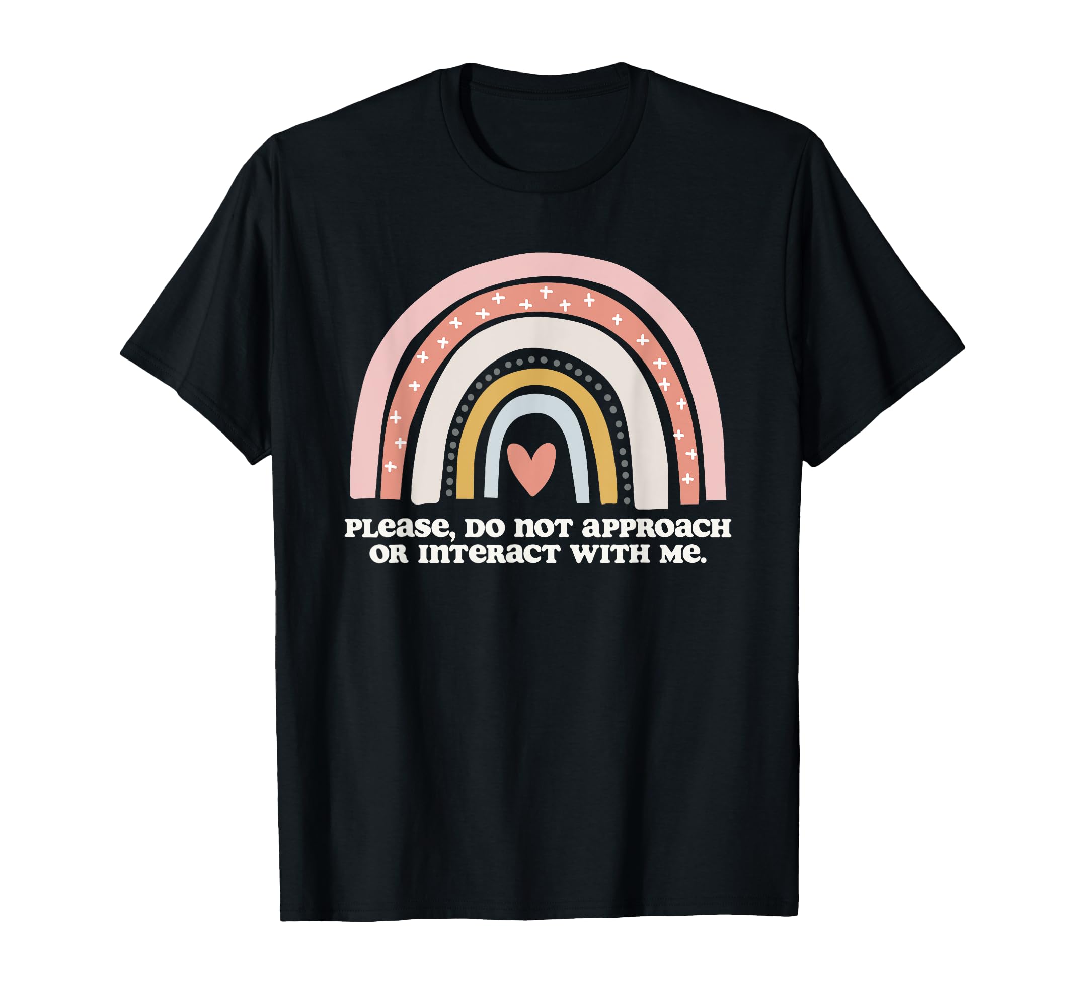 Please Do Not Approach Or Interact Me Y2K T-Shirt - Unique Graphic Unisex - T-Shirt, Sweatshirt, Hoodie