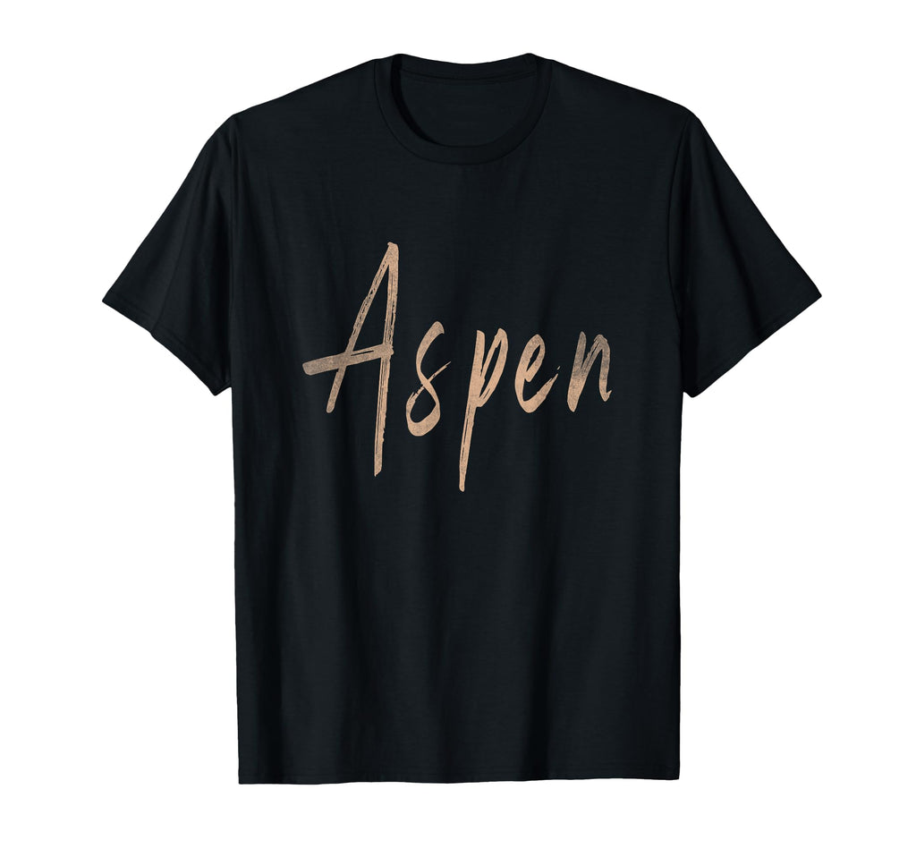 Aspen Colorado Elegant T-Shirt - Casual Everyday Wear Men Women - T-Shirt, Sweatshirt, Hoodie