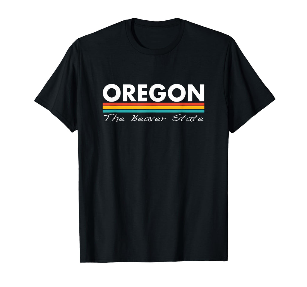 Oregon Beaver State Stripes T-Shirt - Casual Everyday Wear Men Women - T-Shirt, Sweatshirt, Hoodie