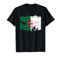 Algeria Flag Distressed T-Shirt - Unique Graphic Men Women - T-Shirt, Sweatshirt, Hoodie