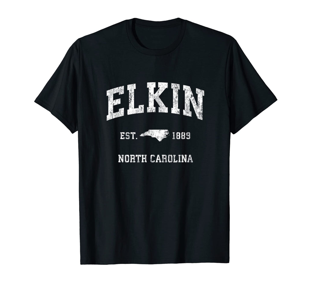 Elkin North Carolina Nc Athletic T-Shirt - Minimalist Print for Adults - T-Shirt, Sweatshirt, Hoodie