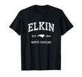 Elkin North Carolina Nc Athletic T-Shirt - Minimalist Print for Adults - T-Shirt, Sweatshirt, Hoodie