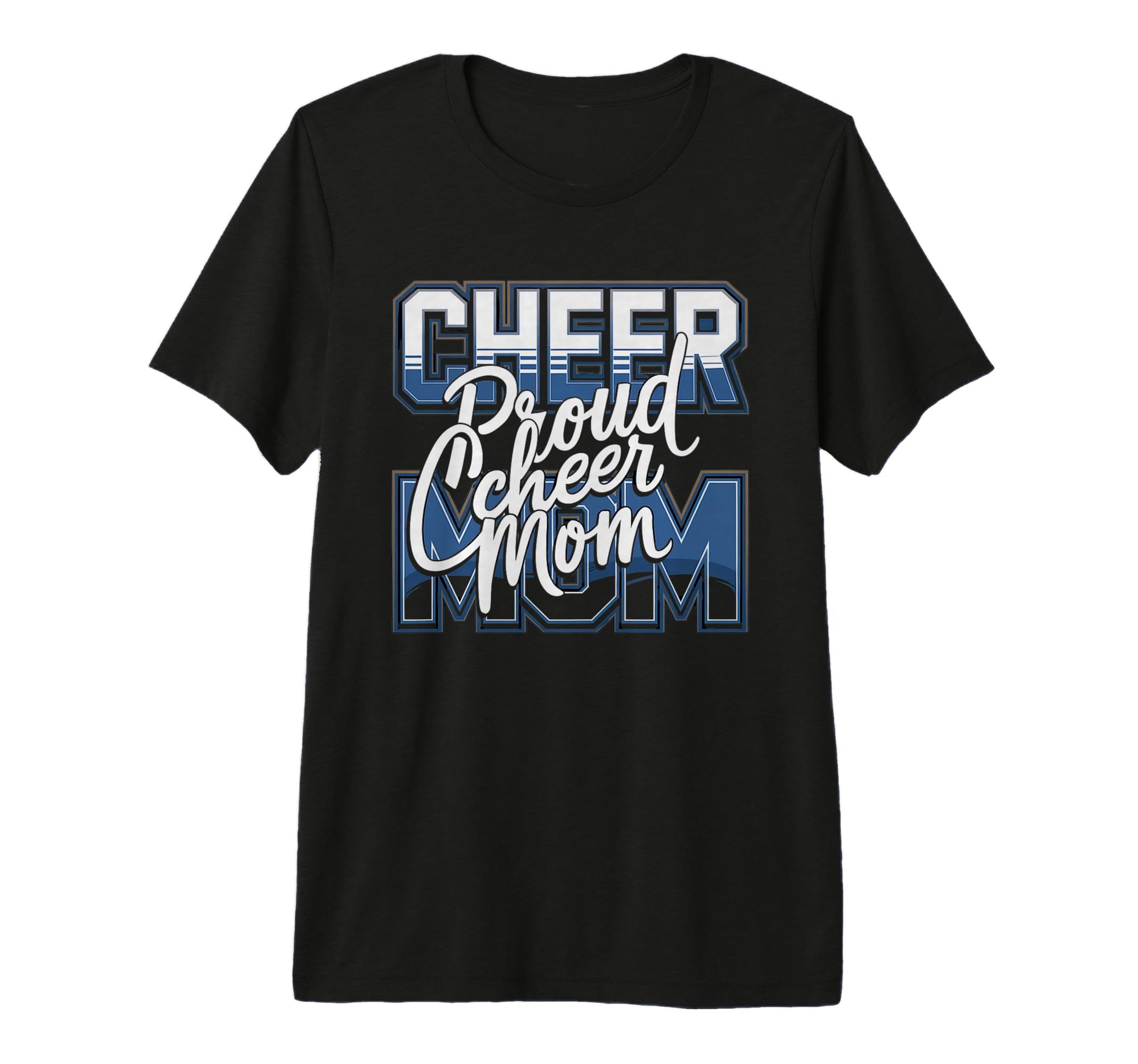 Cheer Mom Mother Bow Cheerleader Game T-Shirt - Trendy Graphic for Adults - T-Shirt, Sweatshirt, Hoodie