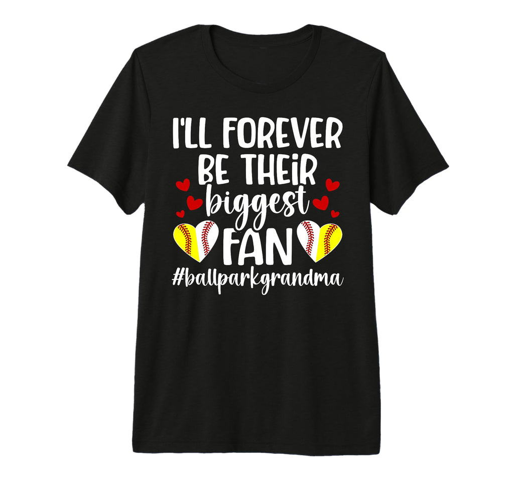 Their Biggest Fan Ballpark Grandma T-Shirt - Streetwear Style for Adults - T-Shirt, Sweatshirt, Hoodie