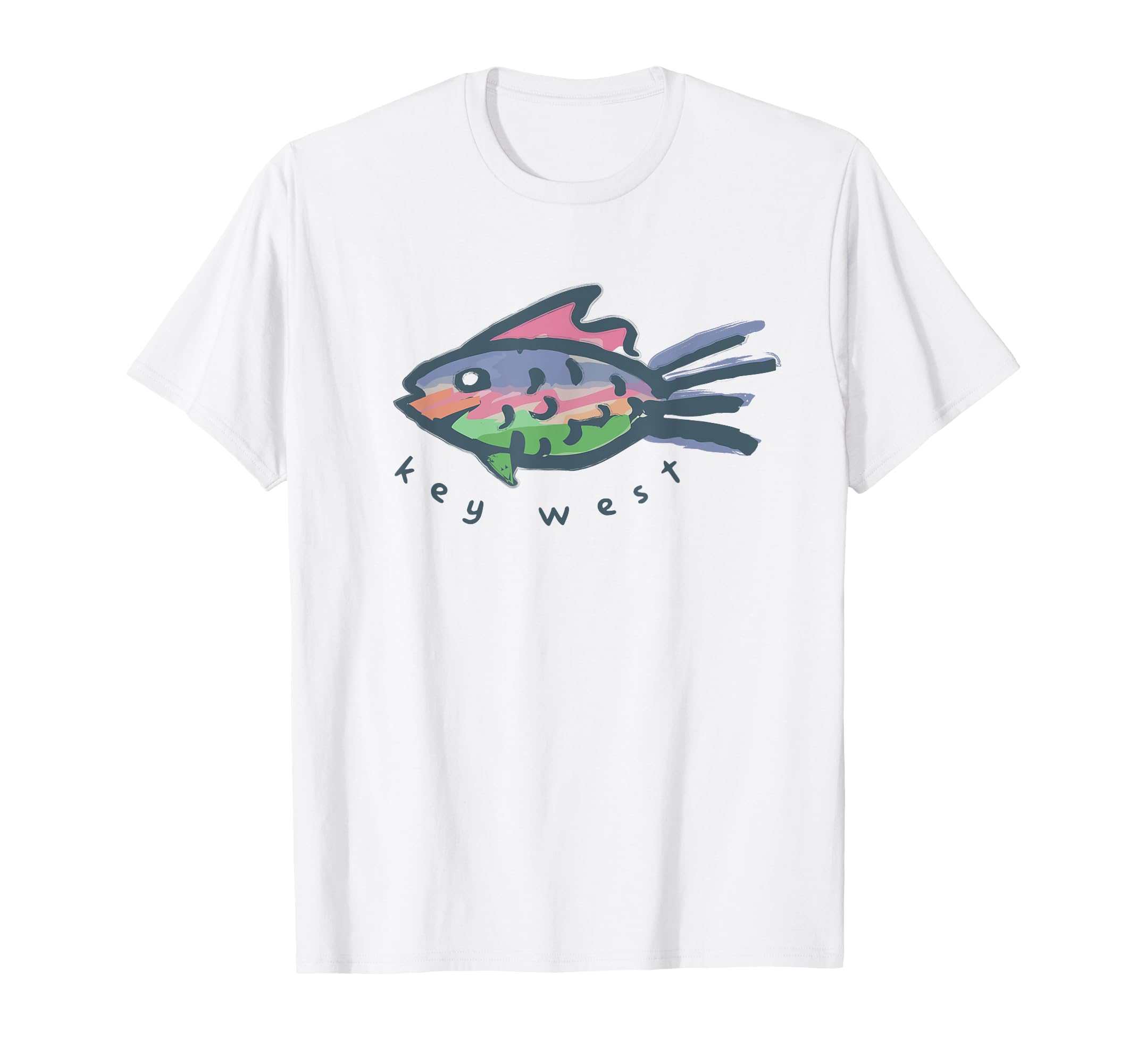 Key West Florida Tropical Fish T-Shirt - Trendy Graphic Unisex - T-Shirt, Sweatshirt, Hoodie