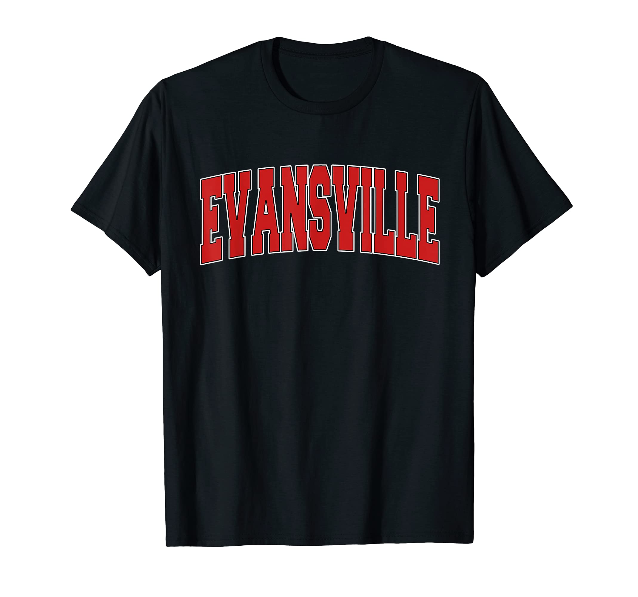 Evansville Wi Wisconsin Varsity Usa T-Shirt - Custom Art Print Men Women - T-Shirt, Sweatshirt, Hoodie