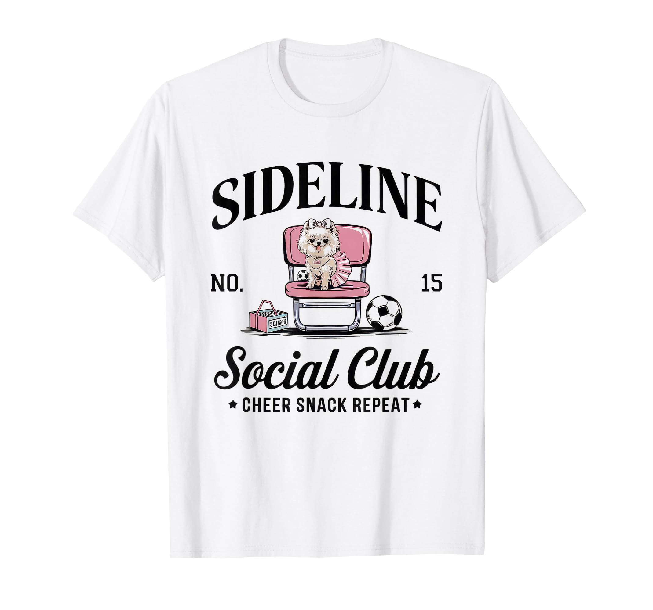 Sideline Social Club Soccer Mom Game Day T-Shirt - Unique Graphic Men Women - T-Shirt, Sweatshirt, Hoodie