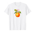 Orange Fruit Coquette Bow Oranges T-Shirt - Aesthetic Graphic for Adults - T-Shirt, Sweatshirt, Hoodie