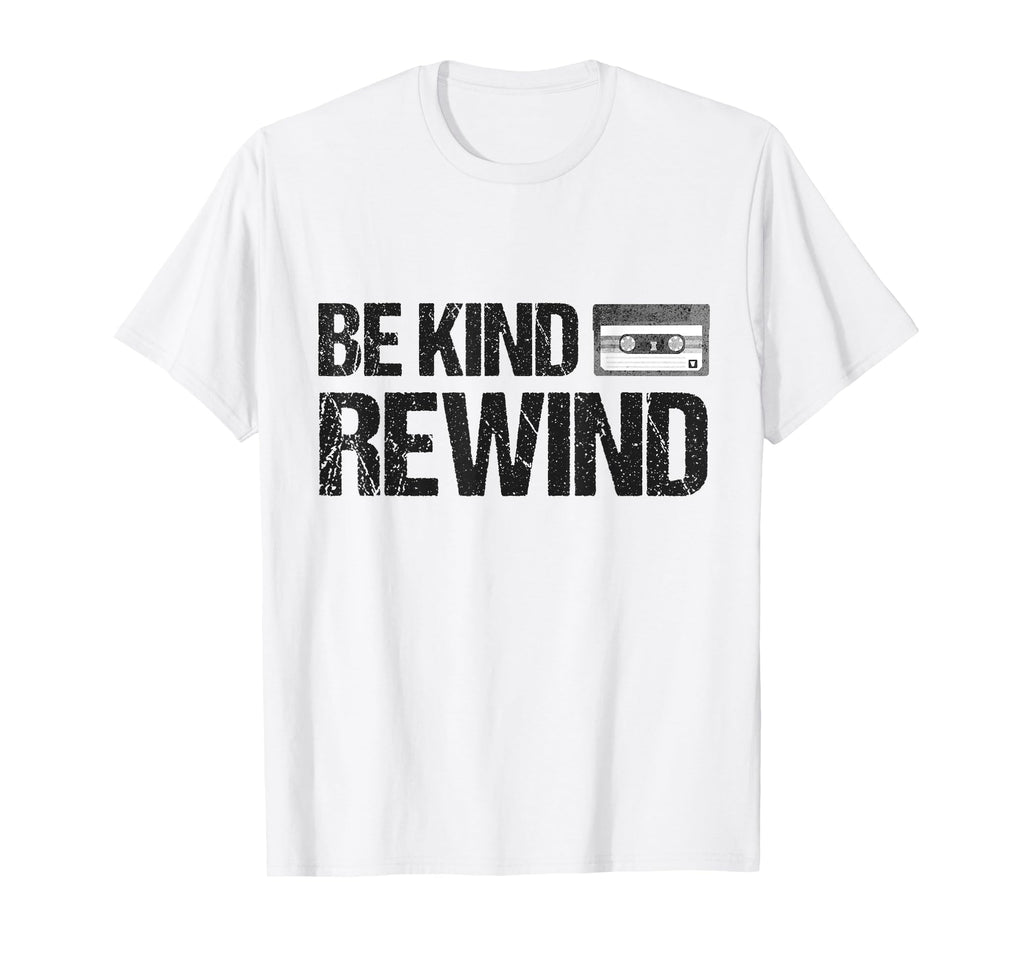 Be Kind Rewind 80S Cassette Tape T-Shirt - Custom Art Print Men Women - T-Shirt, Sweatshirt, Hoodie