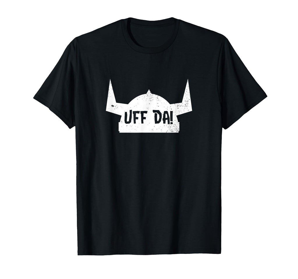 Scandinavian Uff Da Distressed T-Shirt - Novelty Apparel Unisex - T-Shirt, Sweatshirt, Hoodie
