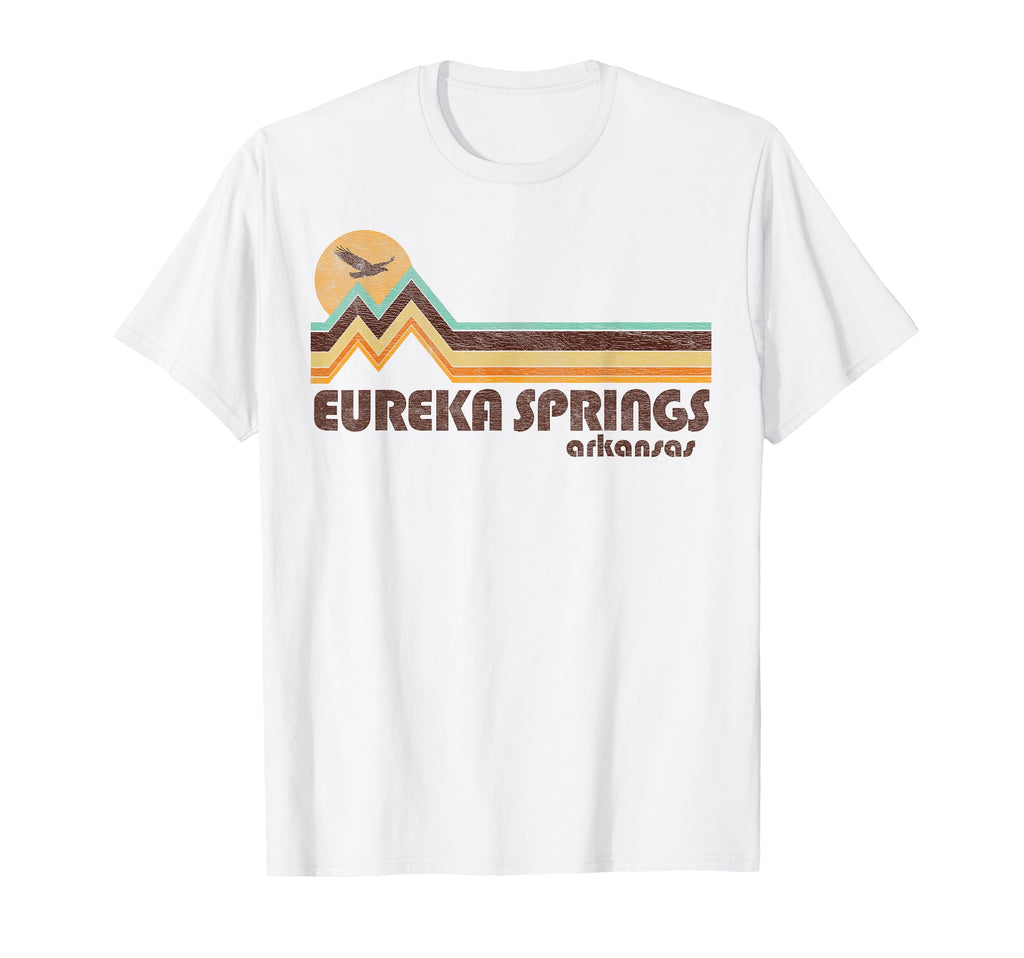 Eureka Springs Arkansas 70S 80S T-Shirt - Custom Art Print Men Women - T-Shirt, Sweatshirt, Hoodie