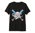 Dugout Mom Tball Ball Baseball T-Shirt - Casual Everyday Wear Men Women - T-Shirt, Sweatshirt, Hoodie