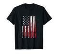 Baseball Mom American Usa Flag Softball T-Shirt - Custom Art Print Unisex - T-Shirt, Sweatshirt, Hoodie