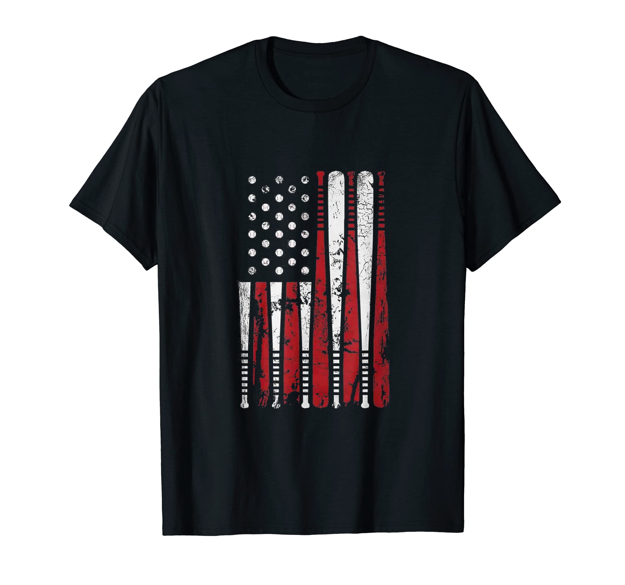 Baseball Mom American Usa Flag Softball T-Shirt - Custom Art Print Unisex - T-Shirt, Sweatshirt, Hoodie