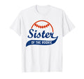 Funny Baseball Sister Rookie T-Shirt - Custom Art Print for Adults - T-Shirt, Sweatshirt, Hoodie