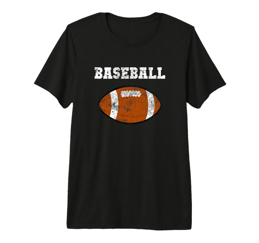 Irony Sarcasm Football Vs Baseball T-Shirt - Aesthetic Graphic Unisex - T-Shirt, Sweatshirt, Hoodie
