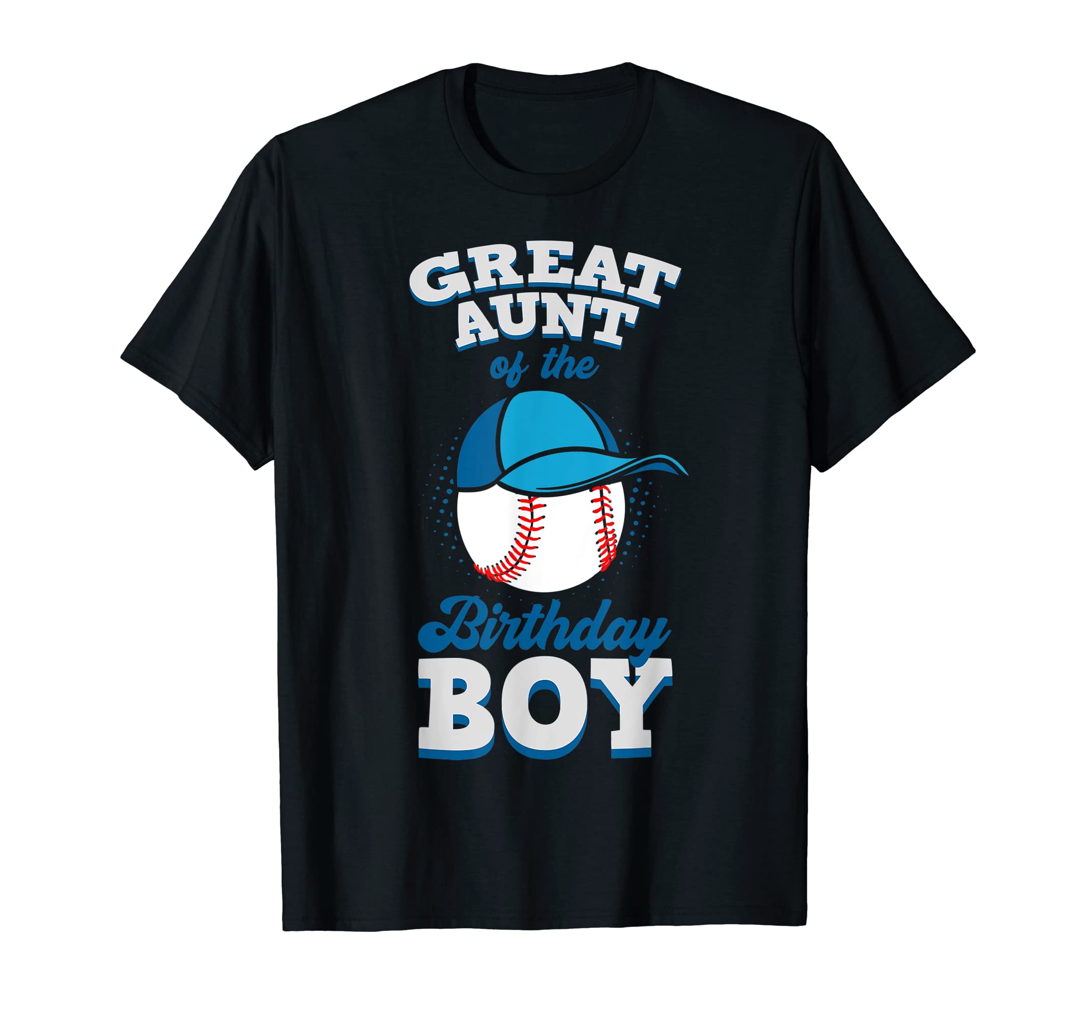 Great Aunt Birthday Baseball Theme T-Shirt - Custom Art Print for Adults - T-Shirt, Sweatshirt, Hoodie