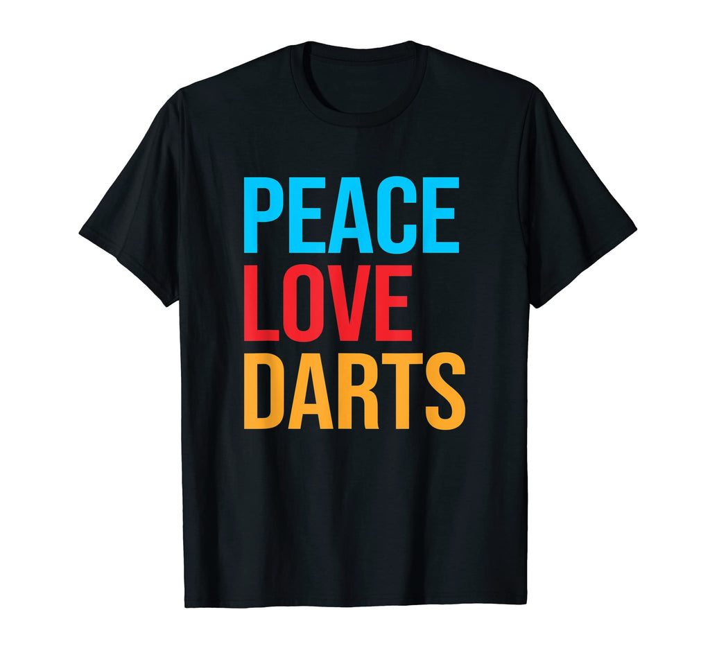 Peace Love Dart T-Shirt - Custom Art Print Unisex - T-Shirt, Sweatshirt, Hoodie