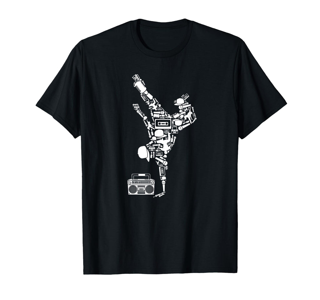 Hip Hop Old School Breakdancing T-Shirt - Streetwear Style Men Women - T-Shirt, Sweatshirt, Hoodie