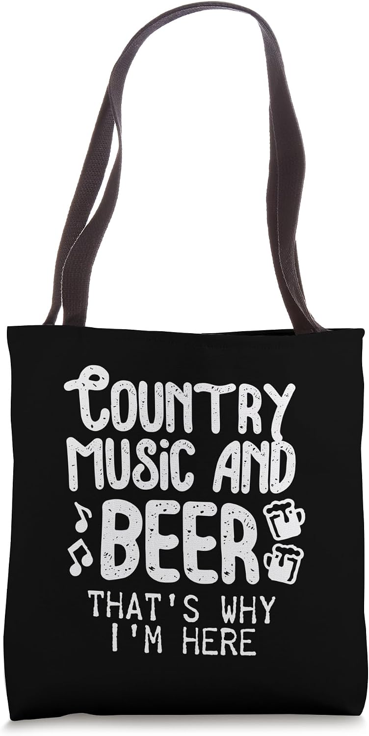 Country Music and Beer Thats Why Im Here - Adult & Kids T-Shirts, Sweatshirts & Hoodies apparel design preview 1