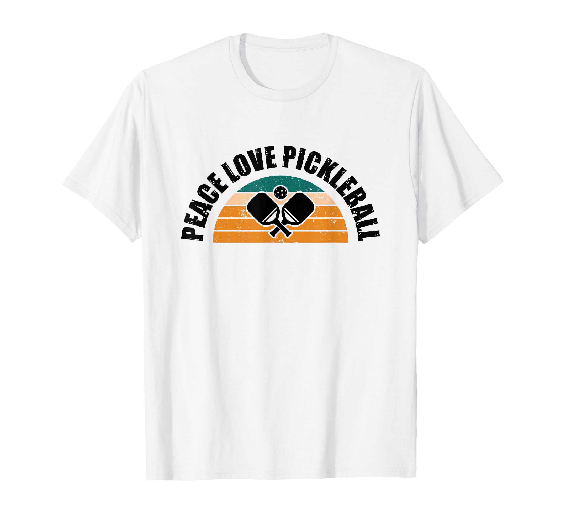 Funny Pickleball Peace Love T-Shirt - Fun Novelty Design for Adults - T-Shirt, Sweatshirt, Hoodie