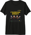 Founding Fathers Day Pixel Art Video Game - Adult & Kids T-Shirts, Sweatshirts & Hoodies apparel design preview 1