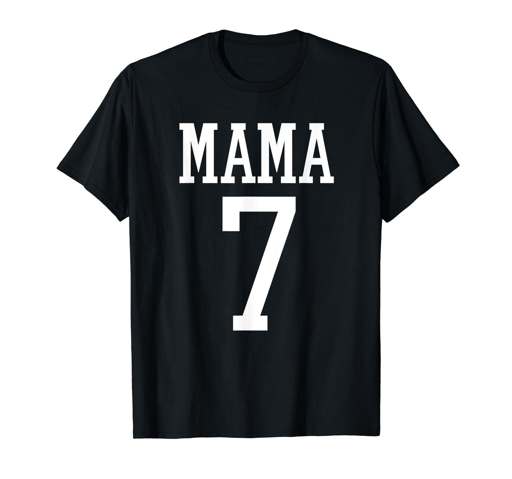 Number 7 Mama Biggest Fan Spirit T-Shirt - Fun Novelty Design Men Women - T-Shirt, Sweatshirt, Hoodie