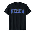 Berea Sc Distressed Blue Varsity T-Shirt - Minimalist Print for Adults - T-Shirt, Sweatshirt, Hoodie