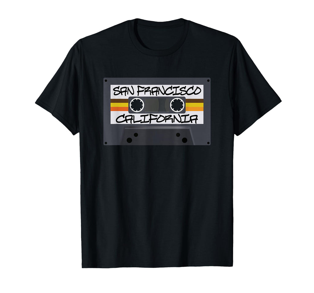 San Francisco California Cassette Tape T-Shirt - Unique Graphic Unisex - T-Shirt, Sweatshirt, Hoodie