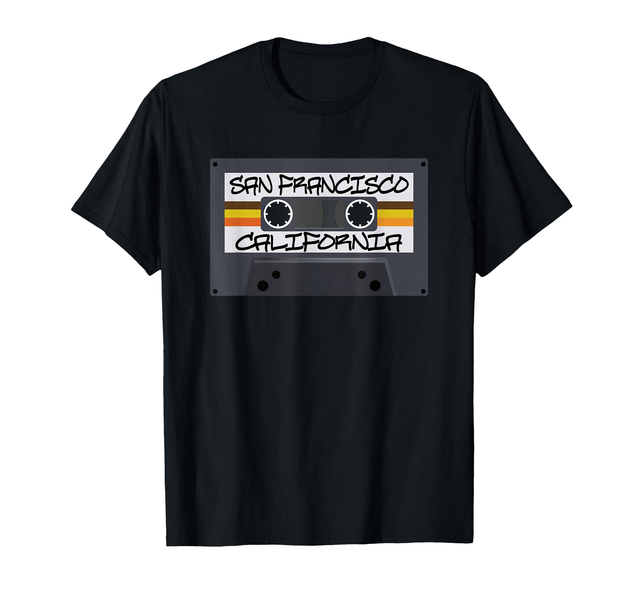 San Francisco California Cassette Tape T-Shirt - Unique Graphic Unisex - T-Shirt, Sweatshirt, Hoodie