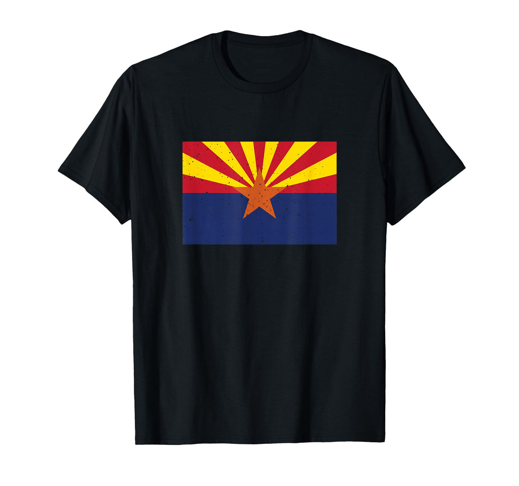 State Flag Tees Arizona Az State Flag T-Shirt - Minimalist Print Men Women - T-Shirt, Sweatshirt, Hoodie