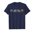 Pueblo Flag Colorado Distressed Fade T-Shirt - Custom Art Print Men Women - T-Shirt, Sweatshirt, Hoodie