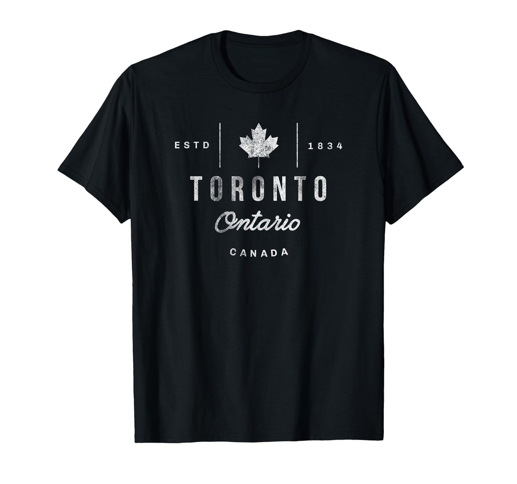 Toronto Ontario Canada Maple Leaf Hoodie - Streetwear Style Unisex - T-Shirt, Sweatshirt, Hoodie