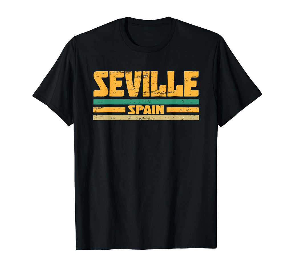 Seville Spain Distressed T-Shirt - Novelty Apparel for Adults - T-Shirt, Sweatshirt, Hoodie