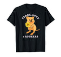 Nice Kawaii Quokka Sunflower Peace Love T-Shirt - Minimalist Print Unisex - T-Shirt, Sweatshirt, Hoodie