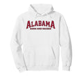 Alabama Born Raised Varsity Hoodie - Casual Everyday Wear Unisex - T-Shirt, Sweatshirt, Hoodie