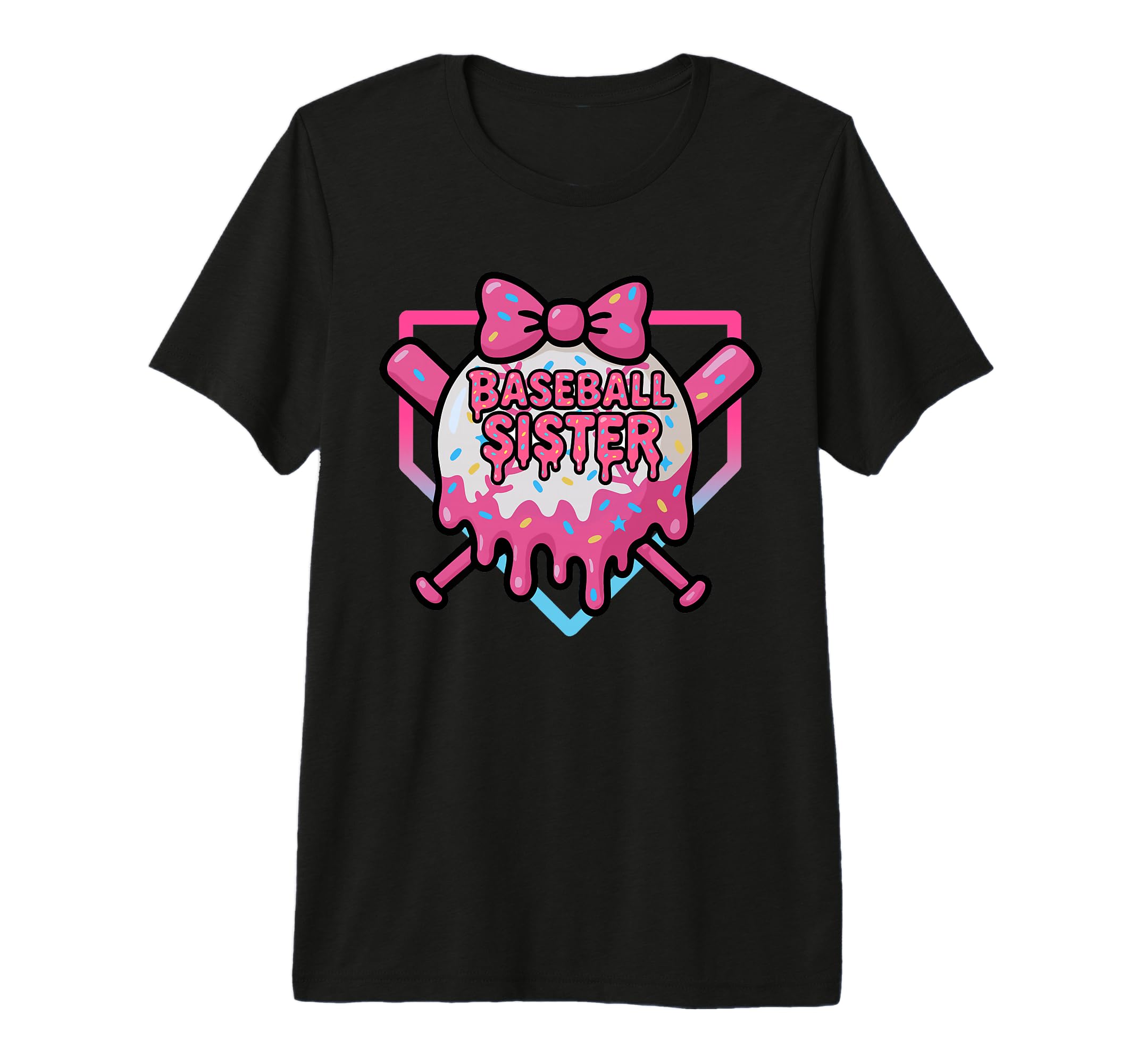 Family Baseball Sister Love T-Shirt - Casual Everyday Wear for Adults - T-Shirt, Sweatshirt, Hoodie