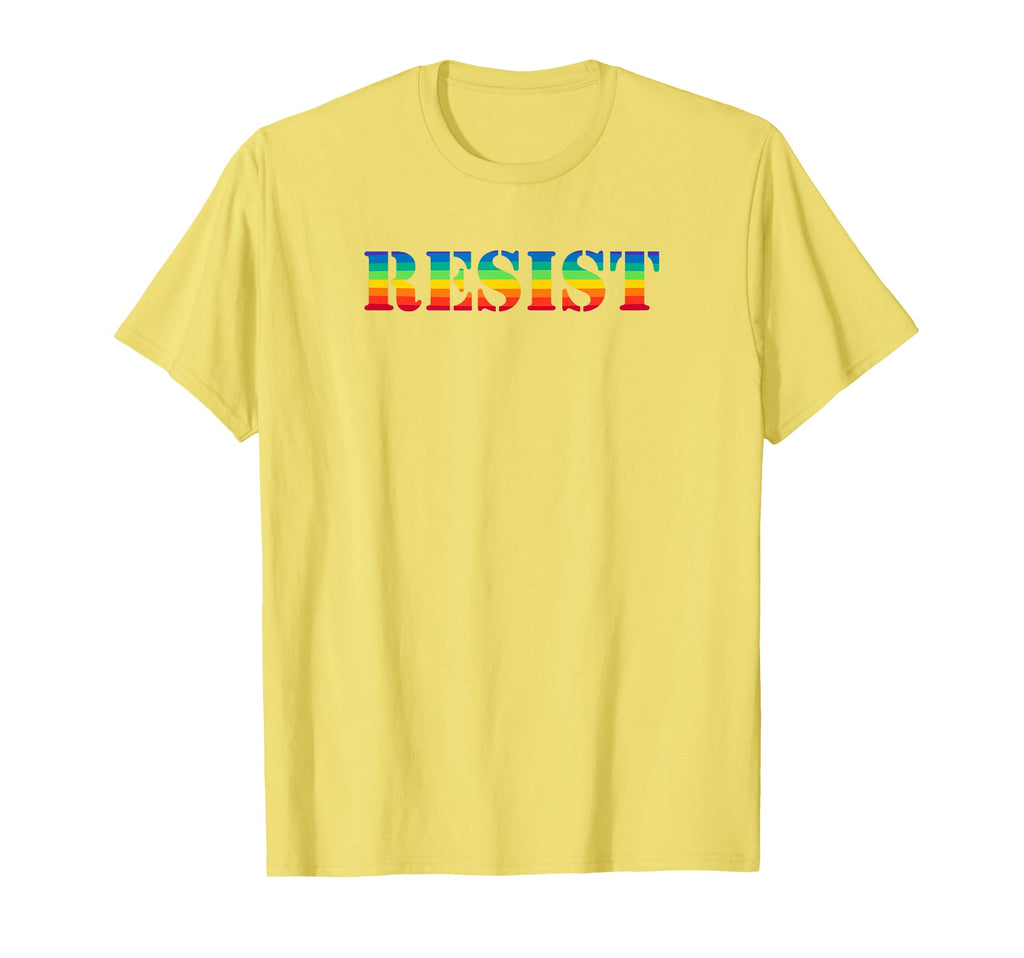 Resist Pride Rainbow Resistance T-Shirt - Aesthetic Graphic Men Women - T-Shirt, Sweatshirt, Hoodie