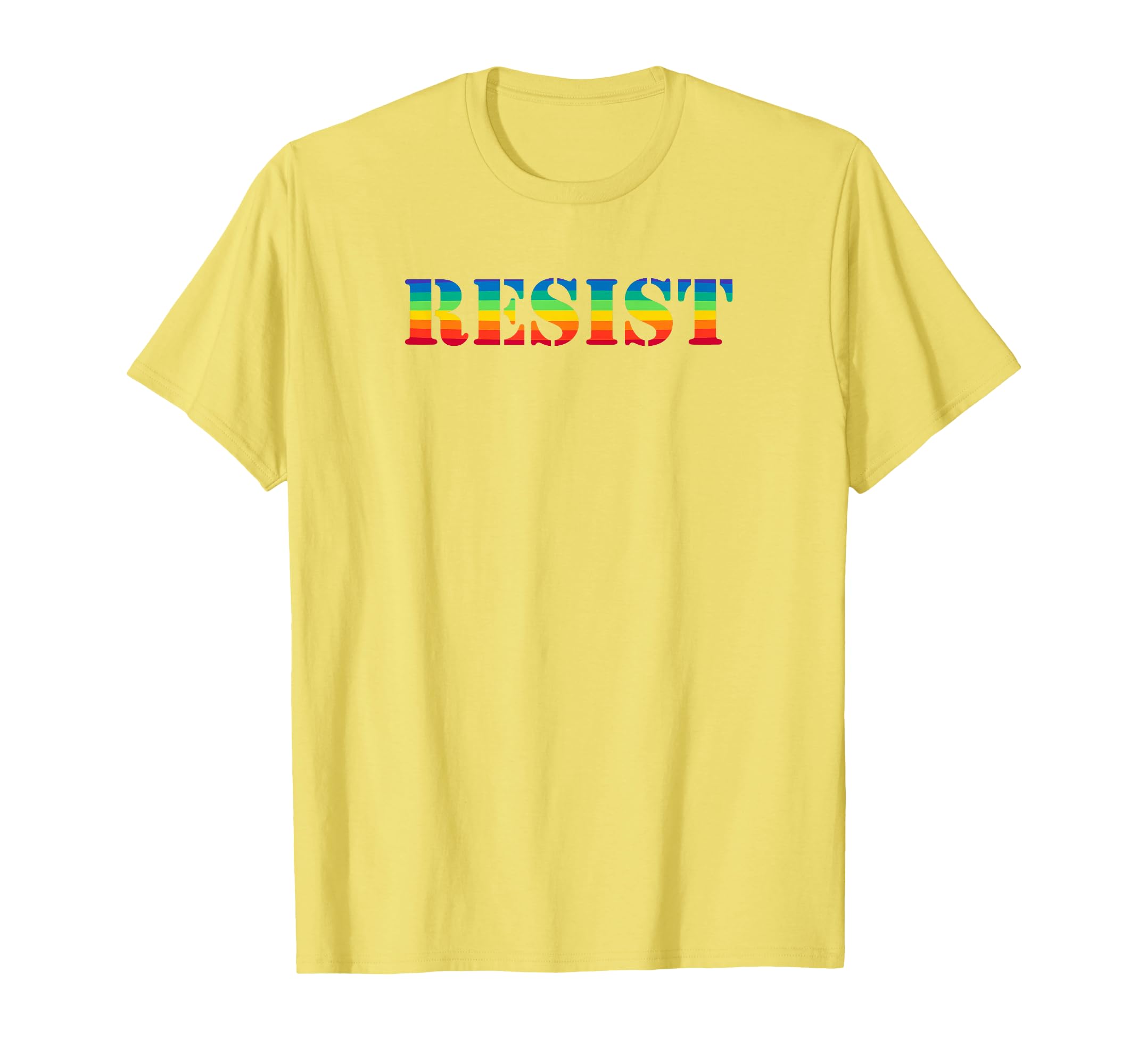 Resist Pride Rainbow Resistance T-Shirt - Aesthetic Graphic Men Women - T-Shirt, Sweatshirt, Hoodie