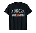 Aurora Colorado Flag Home Family T-Shirt - Streetwear Style Men Women - T-Shirt, Sweatshirt, Hoodie