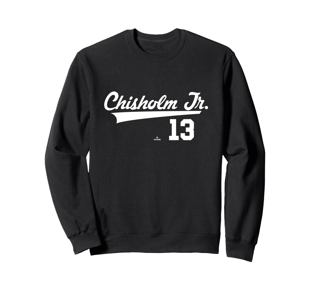 Player Name Swoosh Jazz Chisholm Jr Sweatshirt - Custom Art Print Unisex - T-Shirt, Sweatshirt, Hoodie