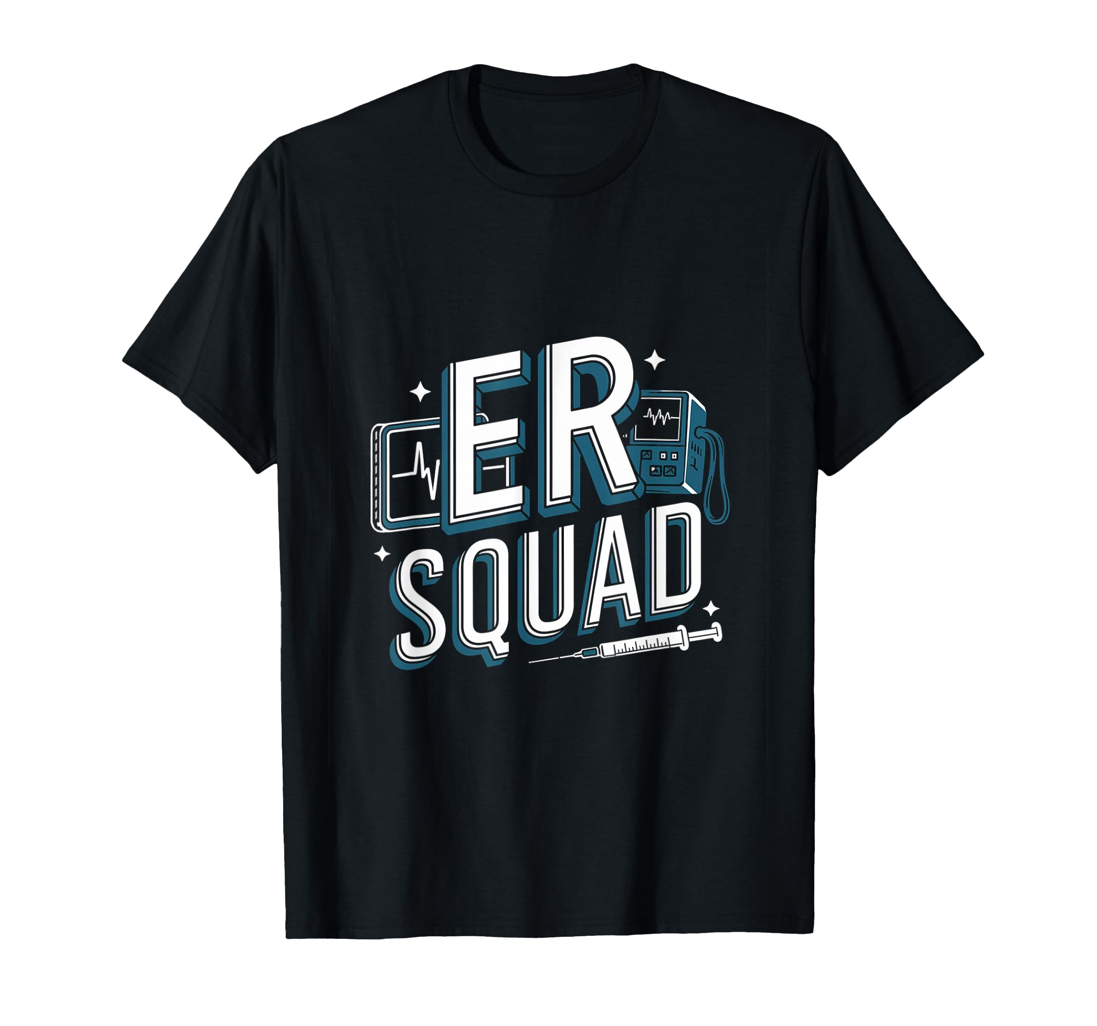 Er Squad Emergency Team Support T-Shirt - Minimalist Print for Adults - T-Shirt, Sweatshirt, Hoodie