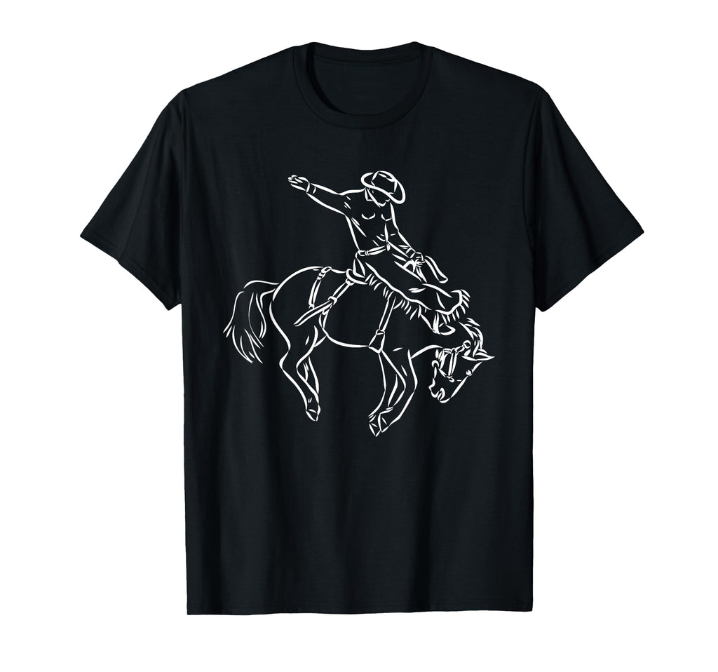 Rodeo Bucking Bronco Rodeo Horse T-Shirt - Trendy Graphic Men Women - T-Shirt, Sweatshirt, Hoodie