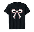 Baseball Bow Baseball Mom Mama T-Shirt - Trendy Graphic Unisex - T-Shirt, Sweatshirt, Hoodie