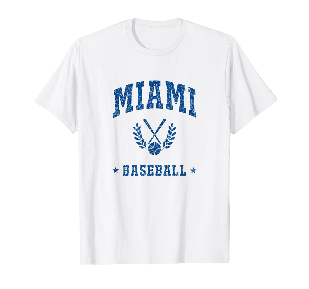 Miami Baseball Gameday Baseball Lover T-Shirt - Fun Novelty Design Unisex - T-Shirt, Sweatshirt, Hoodie