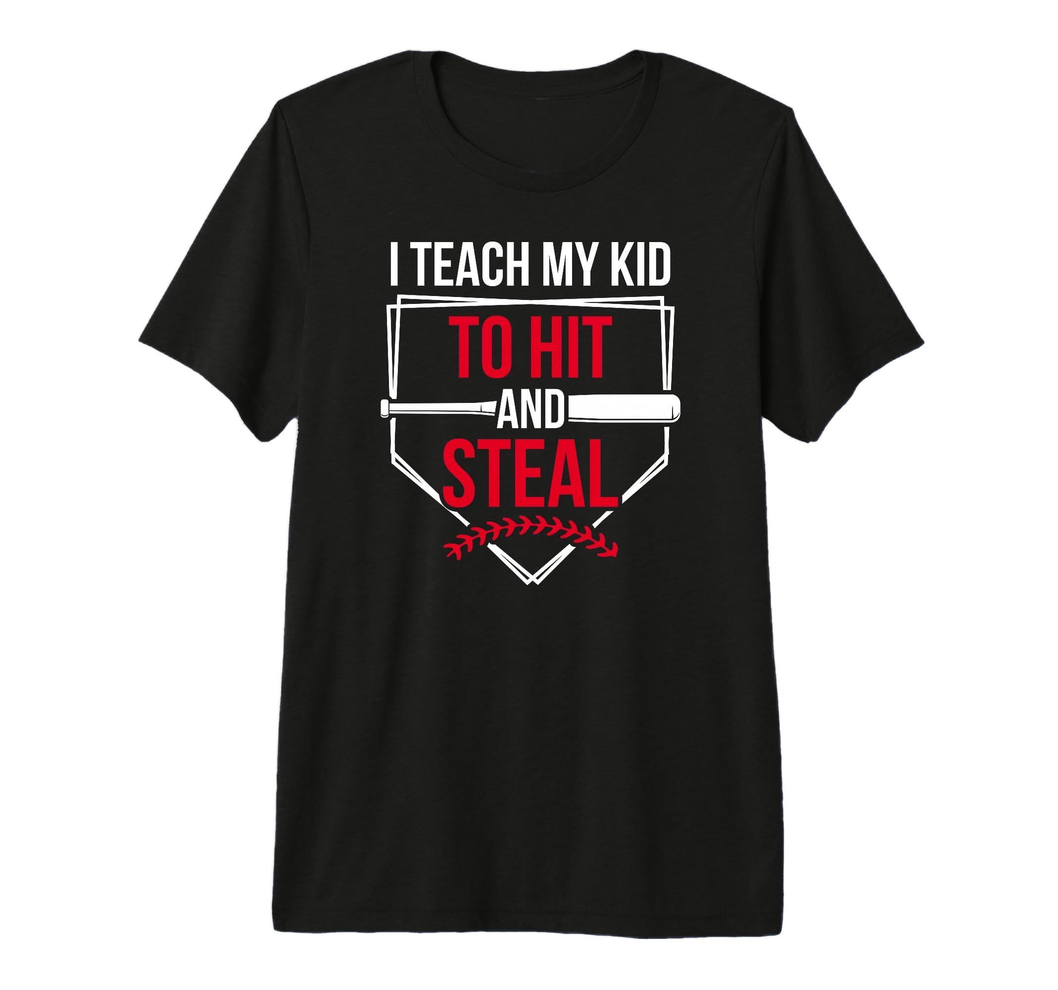 Hit And Steal Baseball Mom Baseball Player T-Shirt - Trendy Graphic Unisex - T-Shirt, Sweatshirt, Hoodie