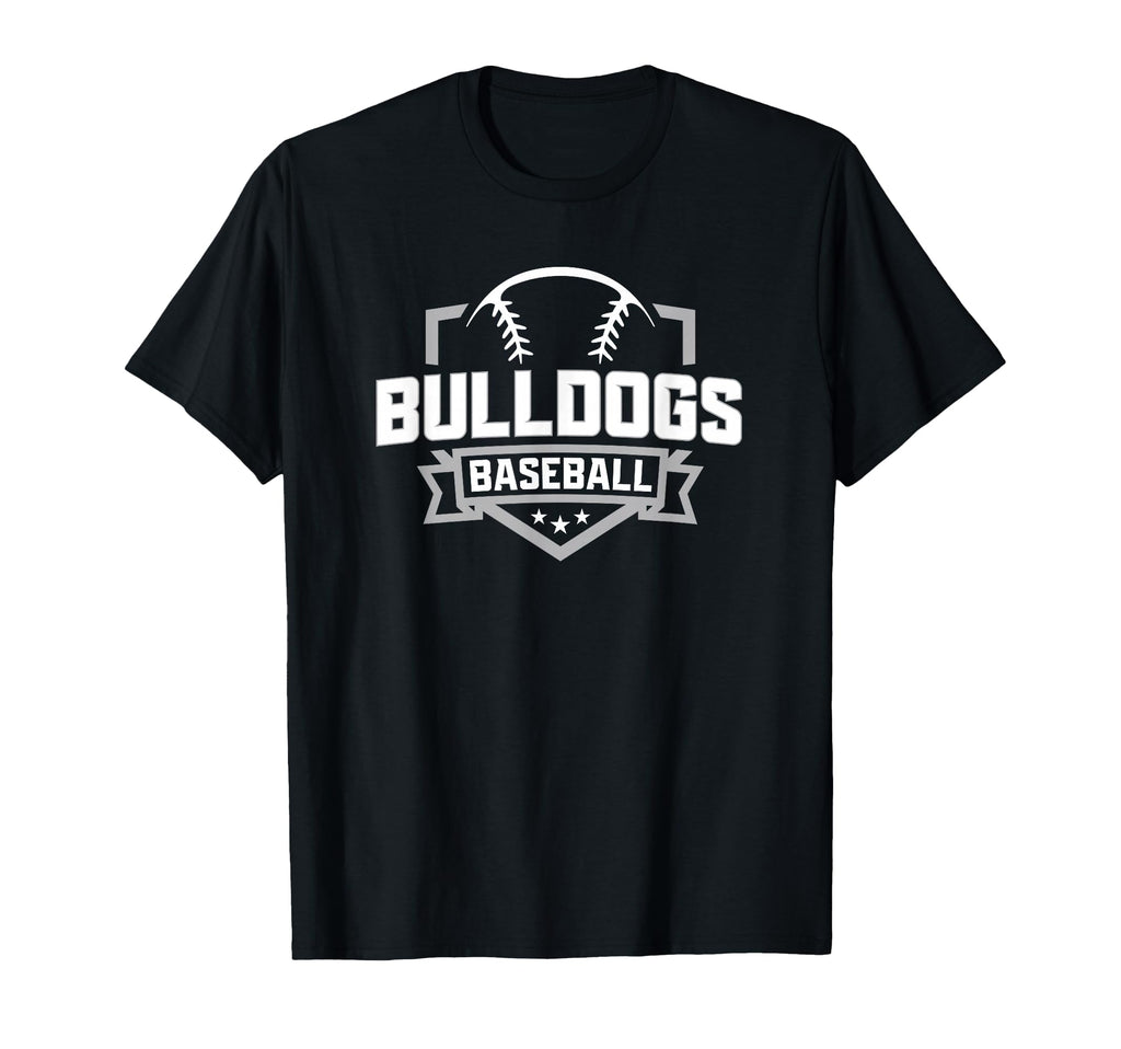 Bulldogs Baseball Bulldog Mascot Sports T-Shirt - Novelty Apparel Unisex - T-Shirt, Sweatshirt, Hoodie