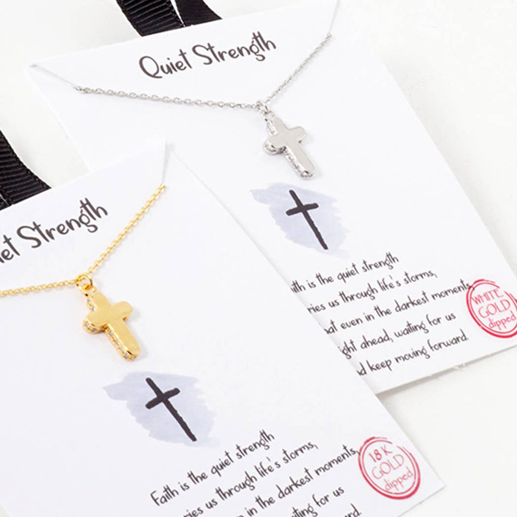 Cross Cz Pave On the Side Pendant Necklace - Adult & Kids T-Shirts, Sweatshirts & Hoodies apparel design preview 1